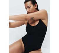 Body by M&S Body Sculpt Firm Control Seamless High Leg Body Black