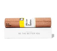 Body By Yoga Supportive,Thick,Non Slip Cork Yoga Mat With Just The Right Amount Of Padding For Sweat,Hot Yoga,Pilates,Bikram,And General Fitness Extra Thick 80" x 26" x 6.5mm Classic
