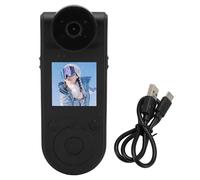 Body Camera, 1.5 Screen Wearable Body Worn Camcorder with 180° Rotatable Lens, 140° Wide Angle Lens, Motion Detection, BodyCam with Clip Magnetic for Outdoor Riding, Cycling