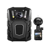 Body Camera 1080P Police Infrared Night Vision Cam for Cars Suction Cup Mount 64GB Car DV Video Recorder Mini