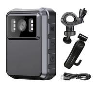 Body Camera 2K WiFi, Waterproof Motorcycle Dvr L9, 32Gb Memory, 150° Wide Angle, 1800Mah Battery, Night Vision & Audio, Mount Adjustable, for Outdoor Use and Law Enforcement Ideal
