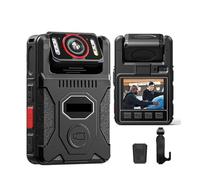 Body Camera, M7 Pro 4K GPS Body Mounted Camera 128GB Video Recorder 180° Rotate Camera 4000mAh Battery for 15 Hours Recording Bodycam