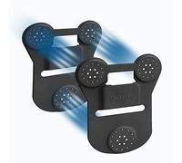 Body Camera Magnetic Mount Black Silicone Strong Suction Body Worn Camera Magnet Clip Stick to Clothes Suitable to All Universal Brand Body Camera/Body Cam/Body Cameras(4.72 x 3.93 inches)