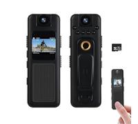 Body Camera Video Recording，180° Rotating Lens Body Camera Audio and Video Recorder 32GB Mini Body Worn Camcorder， for Personal Civilians, Police Law Enforcement