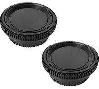Body Cap + Rear Lens Cap Cover for Nikon D7500 D7000 D850 D810 D800 D750 D350 D600 D3500 D3400 D3300 D3200 D3100 D5600 D5500 D5300 D5200 D5100 D90 D80 D70 D70S Nikon F AI Mount DSLR[2 Sets]