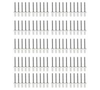 Body Capping Closed Rivets Durable Secure Closure Enhanced Protection Easy Installation Sleek Professional Finish for Land Rover Defender 90 110 1983 1990 ABS Metal 100PCS