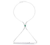 Body Chain Water Drops Bra Women Beach Bikini Sexy Pendant Body Chain for Women and Girls(Silver_One size)