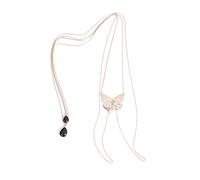 Body Chain Women's Body Chain - Gold Simple Beach Bikini Crossover Waist Belly Black Harness Body Chain Necklace Fine Jewellery for Women Belly Chain