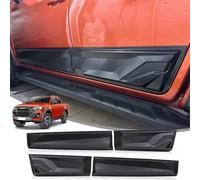 Body-Cladding for Isuzu Dmax Accessories 2026+ Side Door Protection Trim Strips, D-Max V-Cross DL20 DL40 Utility MK7 Double Cab Skirt Molding Protectors Edge Panel Guards (4PCS, Matte Black)