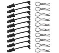 Body Clip Retainer Shell Post Column Bent Springy For Arrma 1/7 1/8 | 10Pcs Body Clip Retainer For RC Car Upgrades And Replacements Body Shell Post Mount Springy Pins Accessories