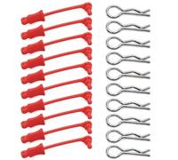 Body Clip Retainer Shell Post Column Bent Springy For Arrma 1/7 1/8 | 10Pcs Body Clip Retainer For RC Car Upgrades And Replacements Body Shell Post Mount Springy Pins Accessories