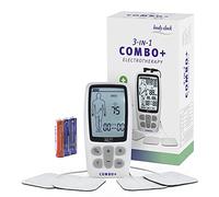 BODY CLOCK 3-IN-1 COMBO PLUS TENS ELECTROTHERAPY - Digital TENS & EMS Machine | 3-in-1 Pain relief, Rehabilitation & Massage | 22 Programmes | 2 Channels | 4 Electrodes