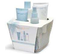 Body Collection Spa Gift Set with Bubble Bath, Body Butter, Clay Face Mask & Sleep Mist - Relaxing Self Care Pamper Kit in Reusable Wire Basket - Vegan & Cruelty-Free, Developed in England
