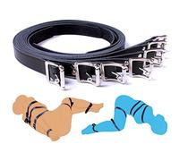 Body Combination Restraint Leather Belt - 7 Pieces/Set Faux Leather Black Belt Body Combination Bondage Restraint Straps SM Binding Kit