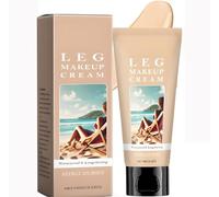 Body Concealer Cream, Beige Leg Make-Up, Water-Resistant, 100 g Tube | Long-wear coverage, flip-top squeeze dispenser, for veins and tattoos, suited to shorts, skirts, beach and outdoor use