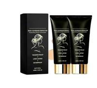 Body Concealer,High Coverage Body Makeup Full Coverage Waterproof,Effectively Conceals Tattoos Scars Varicose Veins,Sweat-Resistant Natural Look,109ml*2pc