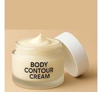 Body Contour Cream 200 ml, Against Cellulite and Saggy Skin, For Firm Contours on the Abdomen, Legs and Upper Arms, Absorbs Quickly Without Greasing, Natural Cosmetics, Vegan