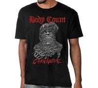 .Body Count Carnivore t Shirt Funny Cotton Tee Vintage Gift for Men Black L