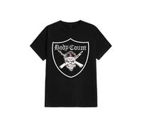 Body Count - Gunner Pirate Shield - T-Shirt - black - S - 100% Cotton S