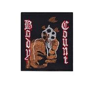 Body Count Hip Hop Heavy Metal Hardcore Patch Badge Embroidered Iron on Applique Souvenir Accessory