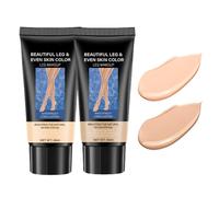 Body Coverage Perfector - 2pcs Concealer Full Coverage - Body Leg Scar Tattoo Cover Up Makeup - Leg Makeup To Cover Veins Waterproof - Long Lasting body concealer For Mature Skin (Light+Medium Colors)