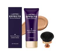 Body Coverage Perfector, All Over Complexion Perfector with Extra Large Body Makeup Brush, Tattoo Cover, Waterproof, Leg Make-Up Waterproof Scar Cover Makeup (Natural)