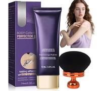 Body Coverage Perfector, Body Perfector Cream with Brush,All Over Complexion Perfector,Body Concealer for Face and Legs，for Tattoos, Scars and Uneven Skin Tone