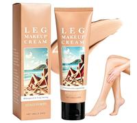Body Coverage Perfector, Leg Makeup&Tattoo Cover Up Cream, Leg Makeup Waterproof No Transfer, Long Lasting Moisturizing Concealer for Tattoos, Scars and Uneven Skin Tone, Naturally Blends Skin (#02)