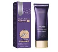 Body Coverage Perfector - Leg Makeup Waterproof No Transfer, All over Complexion Perfector with Extra Large Body Makeup Brush,Tattoo Cover up Cream Waterproof, Long Last Leg Foundation for Women (2PC)