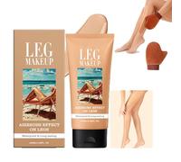 Body Coverage Perfector, Updated Body Foundation & Concealer, Waterproof Sweat Resistant, Long Lasting Natural Finish for All Skin Types with Application Glove (#02)