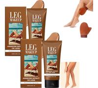 Body Coverage Perfector, Updated Body Foundation & Concealer, Waterproof Sweat Resistant, Long Lasting Natural Finish for All Skin Types with Application Glove (2pcs #03)