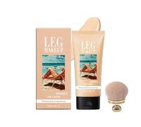 Body Coverage Perfector Waterproof, Full Coverage Waterproof Leg Makeup To Cover Veins, With Extra Large Body Makeup Brush, Leg Makeup, Tattoo Cover Up Cream, 48h Long Lasting Wear (A)