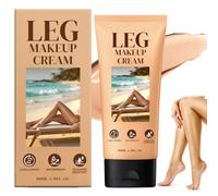 Body Coverage Perfector Waterproof, Leg Makeup&Tattoo Cover Up Cream, All Over Complexion Perfector, 48H Long Lasting Wear,Lightweight Full Coverage Leg Make Up to Cover Veins, Scars, Tattoos (#02)