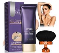 Body Coverage Perfector Waterproof, Leg Makeup Waterproof No Transfer, Tattoo Cover Up Full Coverage Concealer, Body Makeup Skin Tone Repair Cream with Brush, Body Concealer Long Lasting Mature Skin