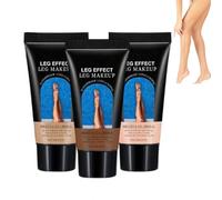 Body Coverage Waterproof, Leg Makeup Waterproof No Transfer, Tattoo Cover Up Cream, Full Coverage Foundation for Mature Skin, Water Resistant Transfer Proof, 48H Long Lasting Wear (Mixed-3PC)