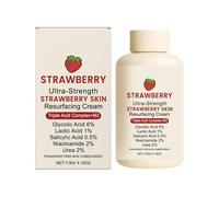 Body Cream Strawberry Skin Care Balm, Moisturising Renewal Cream for Women Men After Showering Travel Night Sleep