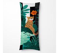 Body Cushion Covers 20 x 60Inch Side Sleeper Leopard Cushion Covers Animal Pillow Protectors Waterproof Velvet Pillowcases Double-Sided Printing for Bed Sofa Home Decoration Gifts for Women HBZT-3330