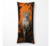 Body Cushion Covers 24x72Inches Side Sleeper Leopard Cushion Covers Landscape Pillow Protectors Waterproof Linen Pillowcases Double-Sided Printing for Bed Sofa Home Decoration Gifts for Women HBZT3484