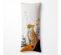 Body Cushion Covers 48 x 16Inch Side Sleeper Leopard Cushion Covers Animal Pillow Protectors Waterproof Velvet Pillowcases Double-Sided Printing for Bed Sofa Home Decoration Gifts for Women HBZT-1527