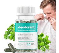 Body Deodorizing Supplement,Natural Ingredients,Long-Lasting Deodorant,Defeat Odor Naturally Capsule 30