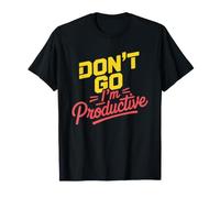 Body Doubling Don't Go I'm Productive Humor T-Shirt