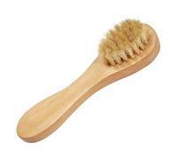 Body Dry Massager Brush Brush Brush Exfoliation Brush Retractable Lipstick Brush with Cover (Yellow, One Size)
