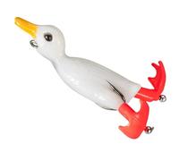 Body Duck Lure Fishing Duck Lures | Double Helix Floating Swimming Lures | Realistic Floating Artificial Bait for Men, Feet Falling and Splashing