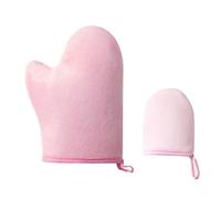 Body Fake Tanning Mitt | I Don't Want Tan On My Hands - Self Tan Applicator Glove with Thumb, Streak-Free, Even Application, Velvety Soft, Reusable & Washable (Pink)