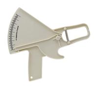 Body Fat Caliper 0-80mm Accurate Skinfold Calipers Plastic White Body Fat Measurement Device for Health and Beauty Skinfold Calipers