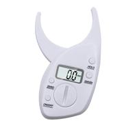 Body Fat Caliper Clip with LCD Display for Fitness Plastic White