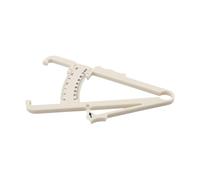 Body Fat Caliper for Accurate Skinfold Measurement, Dual-Scale (mm/inch) ABS Plastic Caliper with Non-Slip Grip, Pink/Red/White/Black
