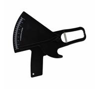 Body Fat Caliper, Professional Skinfold Caliper 0mm-80mm Measuring Test Accurate Measure Measurement Tool for Measuring Body Fat Percentage (Black)