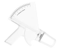 Body Fat Caliper Tester for Men Women, Plastic Metal White