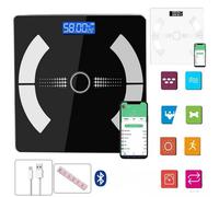 Body Fat Scale 180Kg Bluetooth Smart Bmi Digital Bathroom Wireless Weight & App